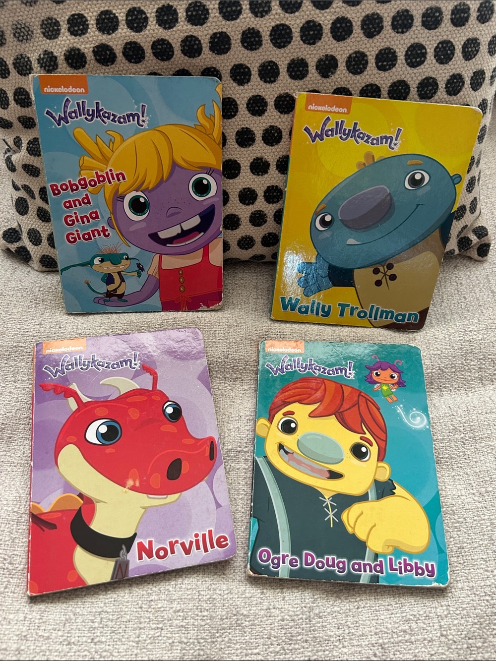Nickelodeon Wallykazam! Board Book Set - Blue, Yellow, Purple, Red, Teal